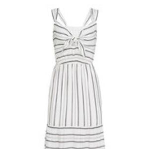 Slate & Willow , Striped Tiered Midi Dress